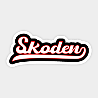 SKODEN Sticker